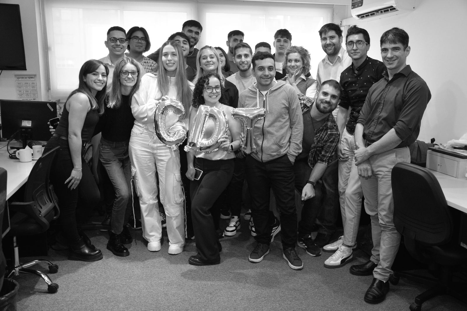 Equipo de CDT en un encuentro de cultura interna